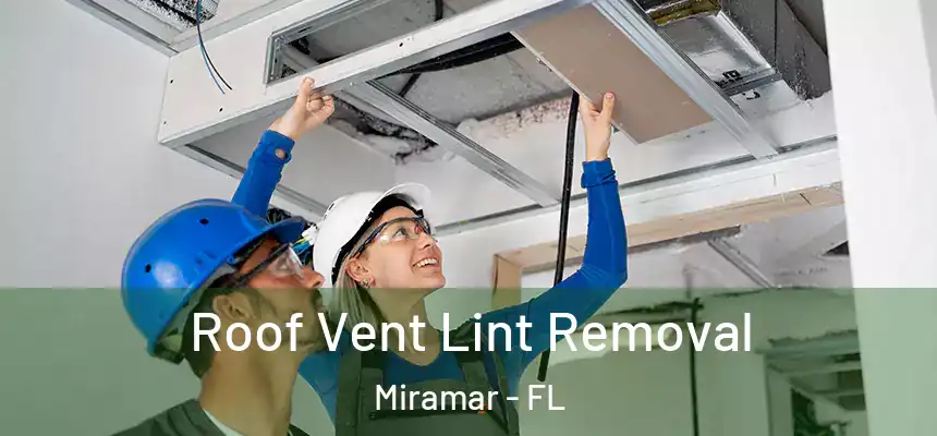  Roof Vent Lint Removal Miramar - FL
