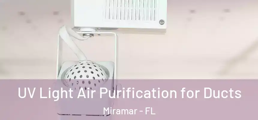  UV Light Air Purification for Ducts Miramar - FL